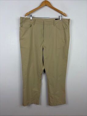 RLX Ralph Lauren Golf Pants Mens 40 x 26 Beige Performance Stretch Chinos